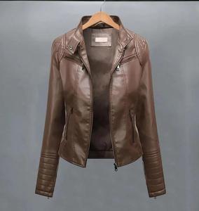 Chaquetas de cuero para mujer al por mayor, todas las tallas disponibles en colores atractivos fabricados profesionalmente - Product Image 5