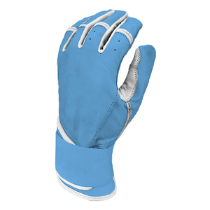 Qaswa ถุงมือเล่นซอฟต์บอลเบสบอลสีขาวสีฟ้าสำหรับเยาวชนถุงมือกีฬาสำหรับผู้ใหญ่ - Product Image 4