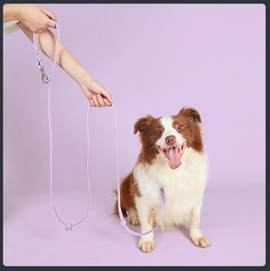 Correa de perro resistente a la suciedad multifuncional de doble cabeza a prueba de olores de PVC impermeable manos libres con ganchos dobles de PVC - Product Image 6