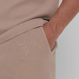 Service OEM, Vente en Gros, Conception Personnalisée, Short de Course Décontracté en Toile Unie pour Hommes, Taille Élastique, Séchage Rapide, Respirant, Nouvelle Arrivée - Product Image 4