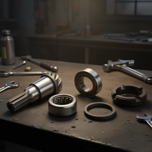 อุปกรณ์เสริมและอะไหล่เครื่องมือลม Hazet ชุดแกนหมุนแบบมีเฟือง - Product Image 3