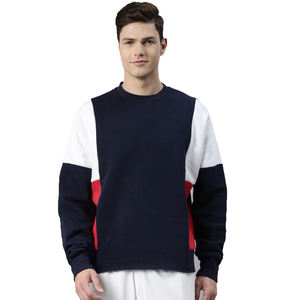 Sweat-shirt oversize en coton de haute qualité pour hommes avec logo personnalisé OEM Col rond Technique de teinture unie pour l'hiver - Product Image 1