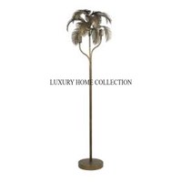 Lampadaire de table en métal durable et élégant fabriqué à la main avec des éléments sculpturaux uniques et une touche artistique contemporaine