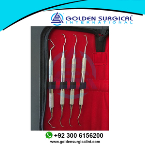 Curetas Dentales Gracey Juego de 8 Escalador Periodontal Kit de herramientas dentales Limpieza de dientes Cálculo Juego dental Instrumentos quirúrgicos - Product Image 5