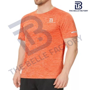 Camiseta de gimnasio Premium para hombre, ropa deportiva de manga corta de alta calidad, material tejido de poliéster/algodón - Product Image 6
