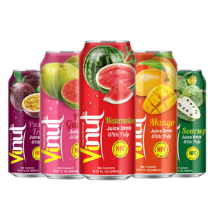 Miễn Phí Mẫu-100% Tươi Dưa Hấu Nước Ép Trái Cây Với Bột Giấy 490Ml Đồ Uống Đóng Hộp-Bán Buôn Đồ Uống Việt Nam-Nhãn Hiệu Riêng OEM - Product Image 6