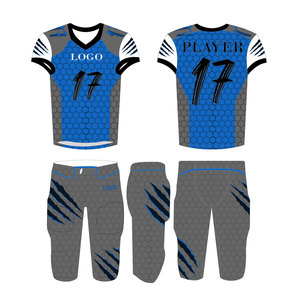 El equipo al por mayor 2025 usa uniforme de fútbol de diseño personalizado de alta calidad 2025 el mejor diseño de poliéster hecho uniforme de fútbol americano - Product Image 3