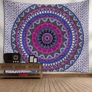 Tapiz de Mandala hecho a mano, tapiz grande con estampado personalizado, bohemio - Product Image 6