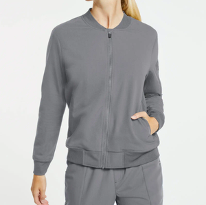 Chaqueta médica duradera con bolsillos funcionales y tela transpirable para uniformes sanitarios profesionales - Product Image 3