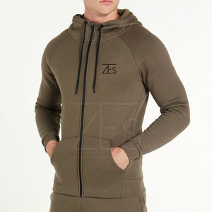 Vêtements de sport Couleur unie Hommes Gym Fitness Hoodies Fashion Wear Slim Fit Hommes Gym Fitness Hoodies à vendre - Product Image 1