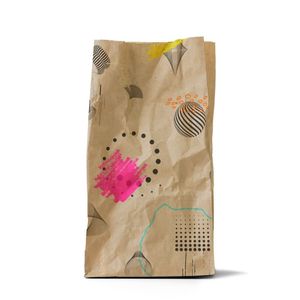 Sacs en papier sulfurisé 17 cm de base personnalisables jusqu'à 2 couleurs, kraft brun pour maïs - Product Image 6