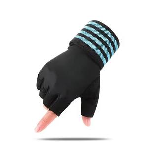 Logotipo personalizado de alta calidad al por mayor por buen fabricante Nuevo estilo El mejor material con la mejor tarifa para guantes de fitness para gimnasio Tarifa barata - Product Image 5