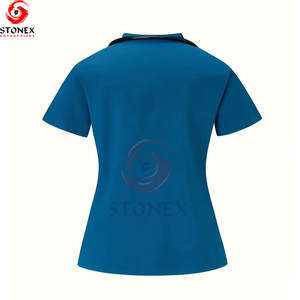 Uniforme de Enfermera Unisex al por Mayor, Uniforme Médico de Hospital, Uniforme de Verano, Tejido de Punto, Alta Calidad, Mejor Diseño 2025 - Product Image 4