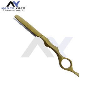 Rasoir professionnel pour salon de coiffure, rasoir manuel léger en argent pour l'éclaircissage des cheveux, poignée antidérapante, coupe et coiffage - Product Image 3