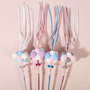 Qbellpet Bacchetta Magica Interattiva per Gatti con Campanello e Pallina in Morbido Velluto di Alta Qualità - Product Image 2