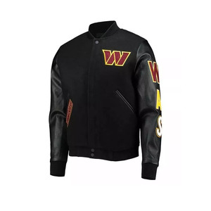 Top diseño personalizado lettermen chaqueta imprimir logotipo con parches chenille Varsity chaqueta hombres mujeres Collage wear chaqueta - Product Image 2