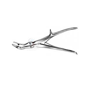 Echlin Bone Rongeur 2mm 23cm Double Action Curved Stille-Luer Rongeur Forceps Echlin Bone Rongeur 2mm 23cm - Product Image 4