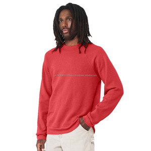 Bella toile personnalisée unisexe brodé Logo hommes 100% coton sweats surdimensionnés - Product Image 6