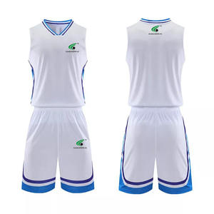 Uniforme de basket-ball personnalisé pour hommes vêtements de sport d'équipe de dernière conception maillot et short en tissu respirant à séchage rapide en polyester - Product Image 5