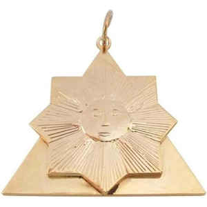 Past Master Masonic Jewels Blue Lodge Collar Jewel con Freemason Metal Jewelry y Custom Masonic Regalia Jewelry para Freemason - Product Image 2