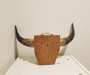 Placa de Pared con Cuerno de Búfalo, Decoración Vintage para el Hogar, Placa de Pared con Cuerno Antiguo, Personalizable - Product Image 5