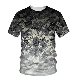 Fabricante OEM de alta calidad 100% algodón logotipo personalizado camiseta de gran tamaño 180g hombres Puff estampado camiseta 3D diseño impreso - Product Image 3