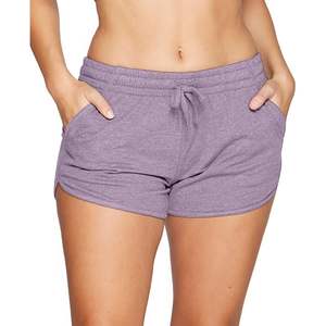 Acheter des shorts de design de logo personnalisé de haute qualité pour les femmes 100% polyester poches latérales shorts d'entraînement de sport de course - Product Image 5