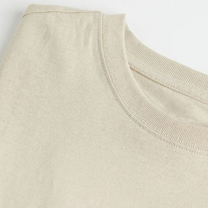 Meilleure vente T-shirt Boxy surdimensionné à col ras du cou 100% coton pour hommes T-shirt de rue à impression personnalisée en taille courte - Product Image 6