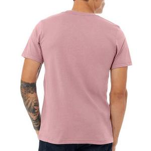 <b>Men's</b> Custom Logo 100% Cotton Regular Fit Short Sleeve T-<b>Shirts</b>-OEM Service Plus Size <b>Pink</b> Color - Product Image 5