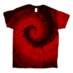 เสื้อถักแขนสั้นใส่ได้ทั้งชายและหญิงเสื้อยืดผ้าบาติกย้อมสีเย็นพิมพ์ลายขนาดใหญ่พิเศษติดฉลากได้ตามต้องการ - Product Image 1