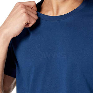 Haute qualité taille adulte 100% coton Polyester T-Shirt respirant à manches courtes haut imprimé pour hommes pour l'été - Product Image 4