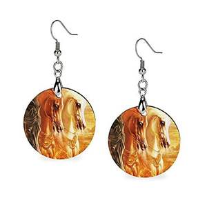 Mejor personalizado más nuevo impreso pendientes africanos hechos a mano collar de madera accesorios de joyería de moda mujeres - Product Image 1