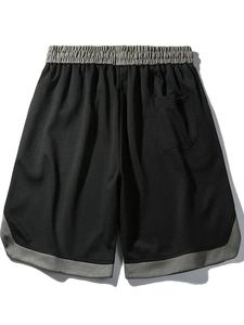 Pantalones cortos de gimnasio de fitness profesionales OEM poliéster personalizado de alta calidad de secado rápido de talla grande malla informal correr hombres estampado al por mayor - Product Image 4