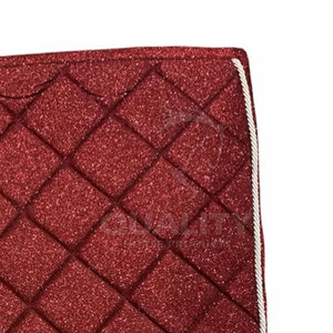 Tapis de selle brillant à paillettes avec support antidérapant et tissu durable pour tapis de selle confortable à paillettes - Product Image 4
