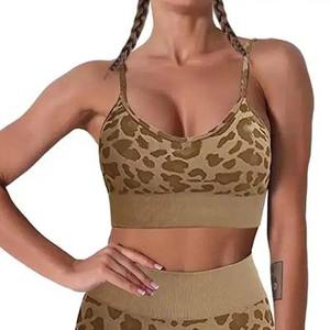 Vêtements de sport pour femmes sur mesure, soutien-gorge de sport sans couture et leggings, vêtements de fitness pour la salle de sport, ensemble de yoga deux pièces - Product Image 2