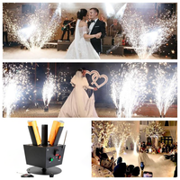 Système de tir 12 Rotation Cue Channel point tir feux d'artifice système d'allumage machine rotative pour glace pyro
