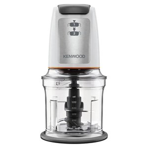 <span class=keywords><strong>Hachoir</strong></span> électrique <span class=keywords><strong>Kenwood</strong></span> 500W 500Ml Easychop, robot culinaire, lames en acier, blanc et gris - Product Image 1