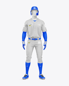 Uniforme de béisbol de alta calidad para hombre, logotipo personalizado, ropa deportiva transpirable de manga corta, servicio OEM - Product Image 3
