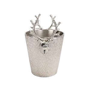 Enfriador de Vino con Forma de Cabeza de Toro de Aluminio Fundido para Bar o Restaurante, Porta Botellas Redondo, Ecológico, Cubo de Hielo para Cerveza para Fiestas - Product Image 5