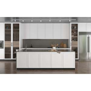 Grande dalle de pierre de quartz moderne imperméable de qualité supérieure Smokey Unionstone pour applications murales - Product Image 3