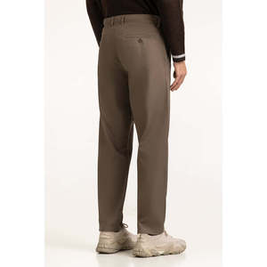 Pantalones de Hombre MN-TRC-SS25-002 de Algodón y Lino, Corte Regular, Antiarrugas, con Logotipo Personalizable, Botones y Cremalleras Decorativos, Rectos - Product Image 3