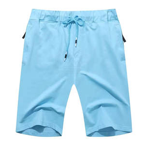 Premium Quality <b>Men's</b> Casual <b>Shorts</b> Quick Dry & Hot Selling <b>Elastic</b> <b>Waist</b> Closure Solid Pattern Plain Dyed - Product Image 1