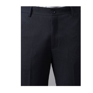 Best Quality <b>Classic</b> Office Drawstring <b>Corduroy</b> Business Solid Color <b>Trousers</b> Regular Fit Straight Cotton <b>Men's</b> Pants High - Product Image 6