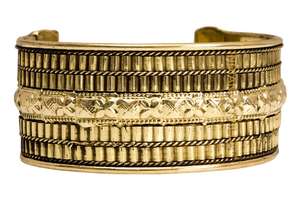 Conjunto de joyería de latón de alta calidad para mujer, brazalete chapado en oro, pulsera para bodas y regalos, precio bajo - Product Image 3