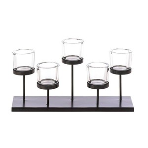 Elegante Portavelas de Metal Moderno para Decoración de Mesa, Exhibición en Estantes y Decoración del Hogar - Product Image 2
