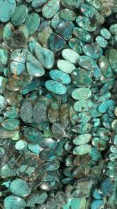 Piedras Preciosas de Turquesa Natural de Alta Calidad, Corte Ovalado, Color Azul, en Pares Sueltos para Hacer Aretes y Dijes - Product Image 5