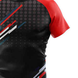 Camiseta de Rugby para hombre totalmente personalizable de calidad superior, Material transpirable duradero, cómodo y ligero para ropa de fútbol - Product Image 2