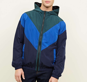 Chaqueta Cortavientos Personalizada para Hombre con Forro de Malla, Transpirable, con Bloques de Color, Secado Rápido, Ligera, de Nailon, Resistente al Viento, con Estampado, Tallas Grandes - Product Image 4