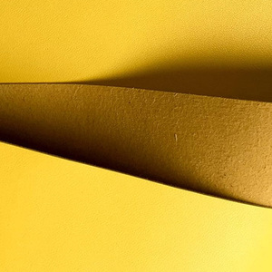 Tissu en cuir véritable de haute qualité pour la fabrication de produits-Matière première personnalisable/peau de mouton en cuir véritable de couleur jaune - Product Image 6