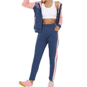 Offre Spéciale vêtements de sport pour femmes personnalisés nouveauté hiver motif solide haut meilleure vente survêtement polaire pour la transpiration - Product Image 4